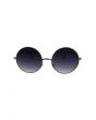 The Enzo Sunglasses in Silver and Smoke 2