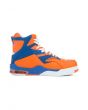 The Enforcer Hi DC Sneakers in Orange, Royal Blue and White 2