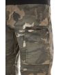 The Distressed Tactical Biker Shorts in Camo 2