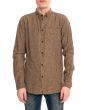 The Pete LS Buttondown in Toffee 1
