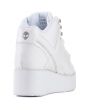 Y.R.U. for Women: Qozmo Low Key White Platform Sneakers 4