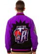 Mitchell & Ness Jacket Toronto Raptors Warm Up in Purple