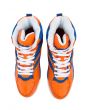 The Enforcer Hi DC Sneakers in Orange, Royal Blue and White 4