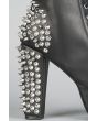 The Spike Shoe in Black with Silver Studs 2