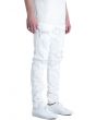 The Ramirez Distressed Denim Jeans in White 2
