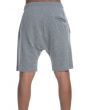 The Haru Drop Crotch Fleece Shorts in Tri Blend Grey