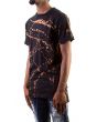 The Bleached Elongated T-shirt in Black and Brown 2