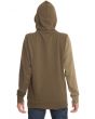 The Knockout Paneled Pullover Hoodie in Olive Olive