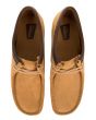 The Clarks Wallabee Low Boots in Camel Suede 4