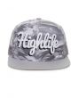 The Highlife Aloha Trip Snapback Hat in Light Grey