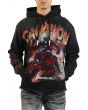 Caution Not So Quiet Ghost Rider Flames Hoodie 1