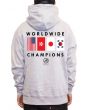 The Mint Flags Pullover Hoodie in Grey 2