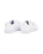 The Basket Heart Patent Sneaker in White