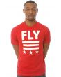 The Pusher Tee in Red 1