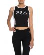 The Liana Crop Tank in Black, Rosa Bella, White and Skyway 1