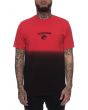 The Ombre Legends Ball Tee in Red and Black