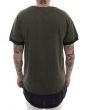 The Double Blocked Tall Tee (Olive/Black) 3