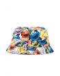 The Sesame Heads Reversible Bucket Hat in Multi