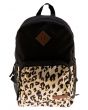 The Wildlife Backpack in Black and Gray Cheetah