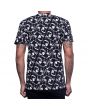The Delilah All Over Print Tee in Black and White 2