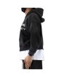 GLENN French Terry Long Sleeve Crop Top Full Zip Hoodie 2