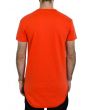 Elongated Quilted Tee in Orange 3
