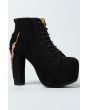 The Lita Claw Shoe in Black Suede 1