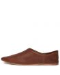 Vijay Brown Leather Flats 1