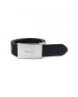 Mint Camo Leather Belt - Black / Grey 1