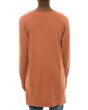 The Packs Long Sleeve High-Low Tall Tee in Rust 3