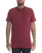 The Castro Long Pocket Tee in Burgundy 1