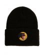 The Panther Beanie in Black