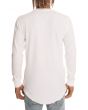 The Mayer Elongated Side Zip Thermal in White White