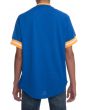 The Golden State Warriors Mesh V Neck Top in Blue 3