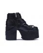 Women's Cherish Black Platform Heel Boots 2