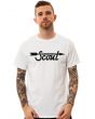 The LTD Red Daw Pack Scout Tee in White and Black 1