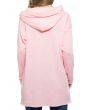 The Elongated Hoodie in Pink 3