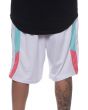 The Waves Bball Shorts in White