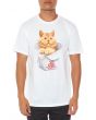 The Kung Pao Meow Tee in White
