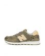 The 574 Camo Sneaker in Covert Green and Toasted Coconut 1