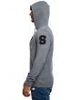 The Stoops Worldwide Pullover Hoodie in Gray Heather 2