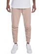 The Santos Rouched Leg Jogger Sweats in Taupe 1