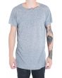 The SS Essential Tee in Heather Grey Heather