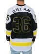 The Cream Hockey Jersey in Black
