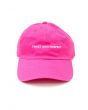 Tweet With Respect Dad Hat in Hot Pink 1