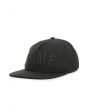 The Arched 2.0 Buckleback Unstructured Cap in Black 1