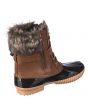 Women's Leather Fur Boot Duck-01 1