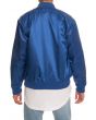 The Golden State Warriors Satin Bomber Jacket in Blue 3