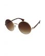 The Jules Sunglasses in Gold & Brown 1