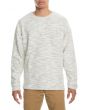 The Keyon Bib Collar Steppe Hem Sweater in Marled Grey